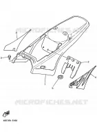 COUVERCLE LATERAL pour Yamaha PW80 1995