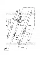 FOURCHE pour Yamaha PW80 1995
