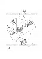 POMPE A HUILE pour Yamaha PW80 1995