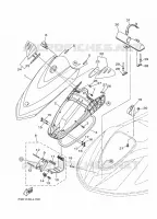 ENGINE HATCH 2 pour Yamaha VX700-L 2013