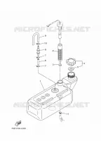 RESERVOIR D'HUILE pour Yamaha VX700-L 2013