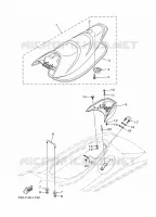 SELLE / SERRURE pour Yamaha VX700-L 2013