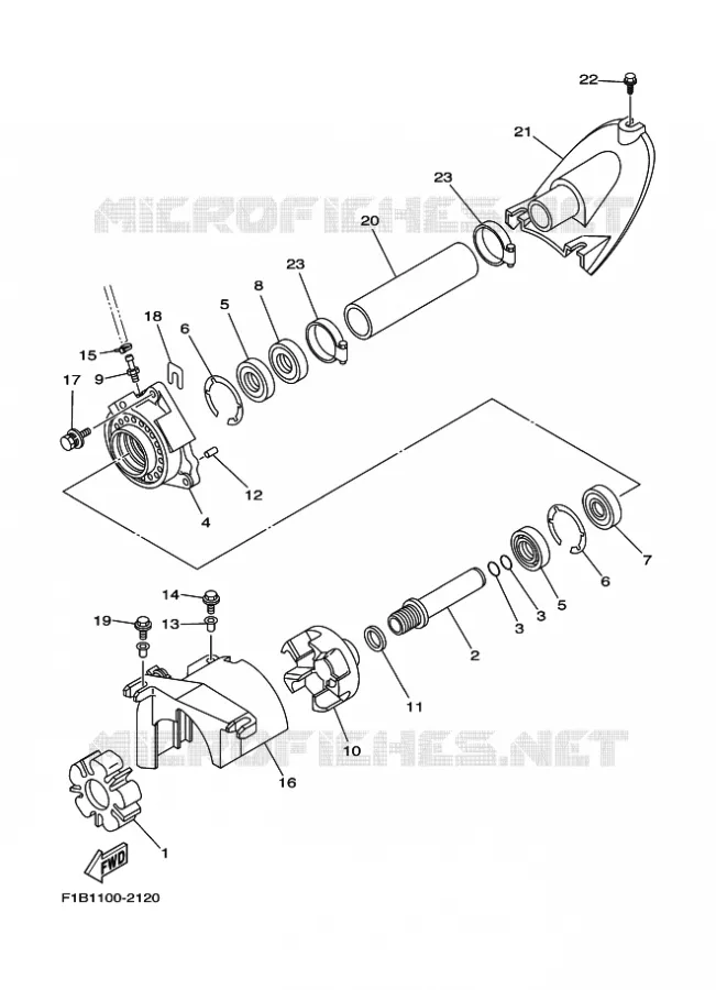 JET UNIT 2 Yamaha WAVERUNNER 1000 2003 ENG FOR FZ1000A  ENG FOR FZ1000A