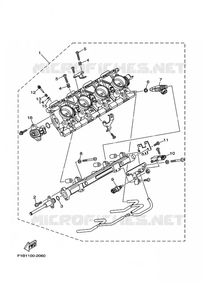 POMPE A ESSENCE Yamaha WAVERUNNER 1000 2003 ENG FOR FZ1000A  ENG FOR FZ1000A