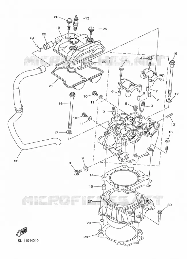 CYLINDRE Yamaha MOTO 450 2016 YZF  YZ450F