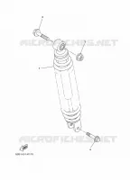 BRAS OSCILLANT / AMORTISSEUR pour Yamaha DELIGHT 2014