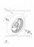 ROUE AVANT pour Yamaha DELIGHT 2014