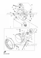 PHARE  pour Yamaha XVS 2015