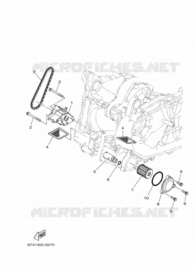 POMPE A HUILE Yamaha SCOOTER 300 2017 XMAX  CZD300-A
