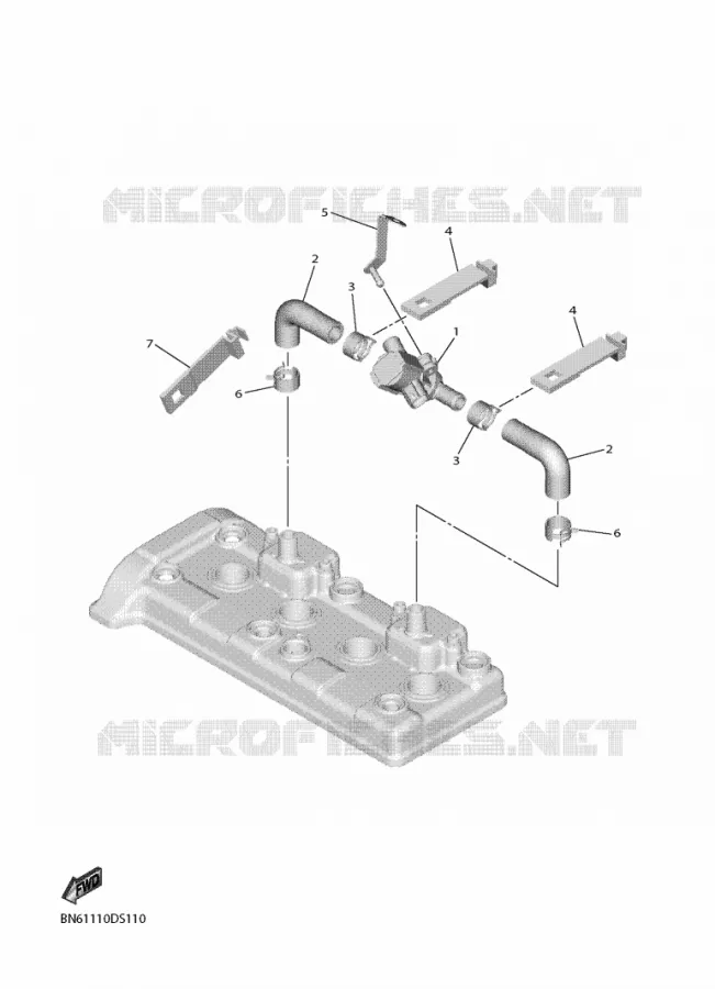 SYSTÈME D'ADMISSION D'AIR AIS Yamaha MOTO 600 2017 R6  YZF600