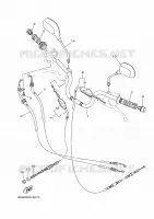 GUIDON ET CABLES pour Yamaha YBR 2017