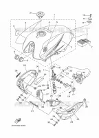 RESERVOIR A ESSENCE pour Yamaha YBR 2017