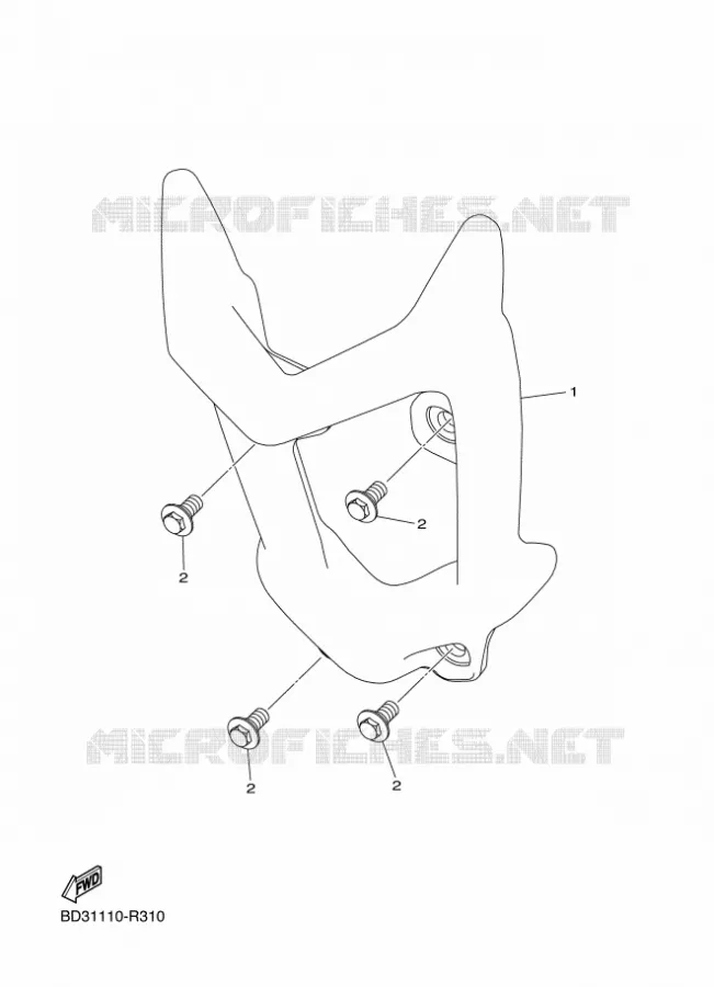 PARE CHOCS Yamaha QUAD 50 2018 YFZ  YFZ50