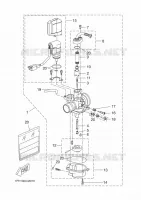 CARBURATEUR pour Yamaha AEROX 2016