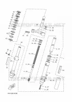 FOURCHE pour Yamaha AEROX 2016