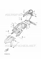 GARDE BOUE AVANT pour Yamaha AEROX 2016
