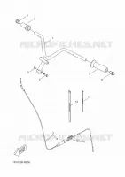 GUIDON ET CABLES pour Yamaha AEROX 2016