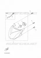 PHARE  pour Yamaha AEROX 2016