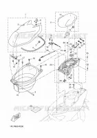 SELLE / PORTE BAGAGES pour Yamaha AEROX 2016