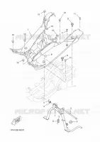 SUPPORT / REPOSE PIEDS pour Yamaha AEROX 2016