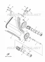 ARBRE A CAMES / CHAINE DE DISTRIBUTION pour Yamaha XTZ SUPER TENERE 2017