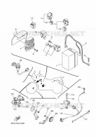 PARTIE ELECTRIQUE 2 pour Yamaha XTZ SUPER TENERE 2017