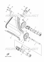 ARBRE A CAMES / CHAINE DE DISTRIBUTION pour Yamaha XTZ SUPER TENERE 2017