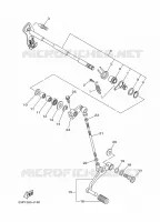 AXE DE SELECTEUR / PEDALE pour Yamaha XTZ SUPER TENERE 2017