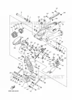 BRAS OSCILLANT / AMORTISSEUR pour Yamaha XTZ SUPER TENERE 2017