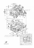 CARTER MOTEUR pour Yamaha XTZ SUPER TENERE 2017