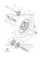 ROUE ARRIERE pour Yamaha XTZ SUPER TENERE 2017
