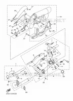 ECHAPPEMENT pour Yamaha XVS 2015