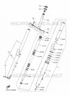 FOURCHE pour Yamaha XVS 2015