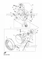 PHARE  pour Yamaha XVS 2015