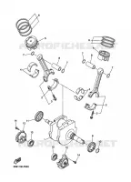 VILEBREQUIN / PISTON pour Yamaha XVS 2015