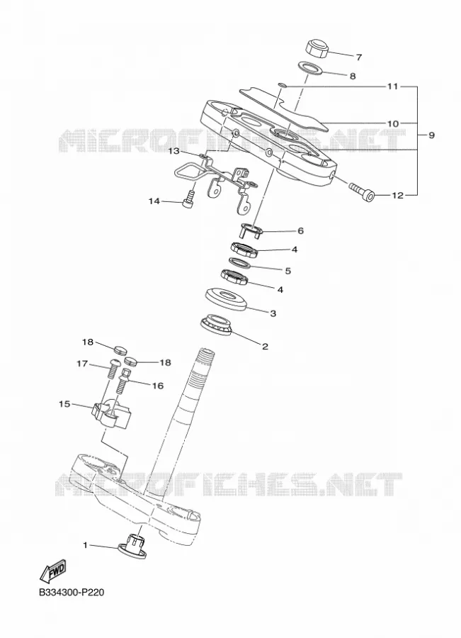 DIRECTION Yamaha MOTO 950 2016 XV  XVS950CR