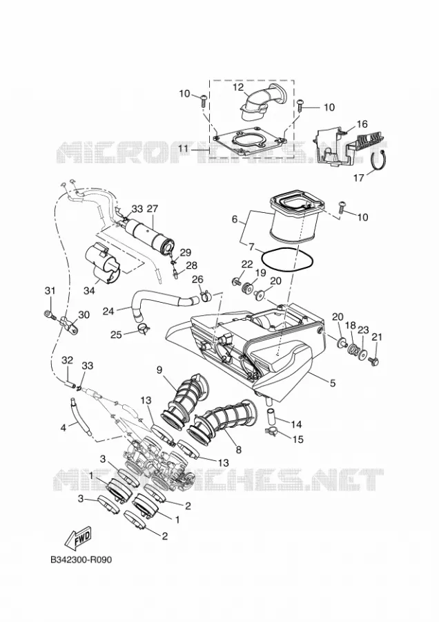 ADMISSION Yamaha MOTO 700 2016 XSR  MTM690-U