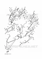 COUVERCLE LATERAL pour Yamaha MBK TRYPTIK 2017