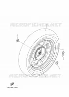 ROUE ARRIERE pour Yamaha MBK TRYPTIK 2017