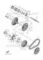 EMBRAYAGE 2 pour Yamaha TMAX 2017