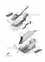 SUPPORT / REPOSE PIEDS 2 pour Yamaha TMAX 2017