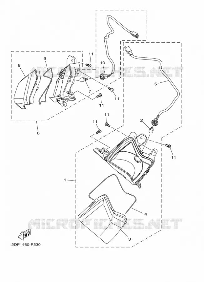 CLIGNOTANT 1 Yamaha SCOOTER 125 2017 NMAX  GPD125-A