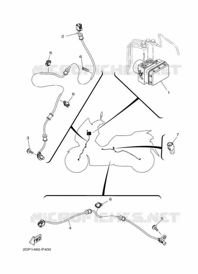 PARTIE ELECTRIQUE 3 Yamaha SCOOTER 150 2017 NMAX  GPD150-A