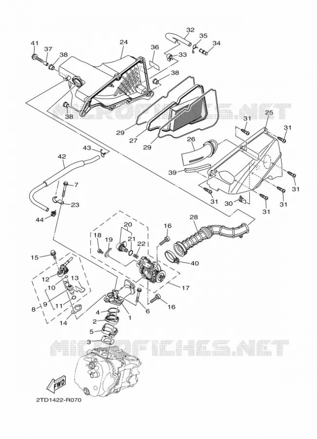 ADMISSION Yamaha SCOOTER 125 2017 FLIPPER  LTS125-C