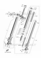 FOURCHE pour Yamaha TMAX SX 2017