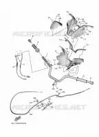 GUIDON ET CABLES pour Yamaha TMAX SX 2017