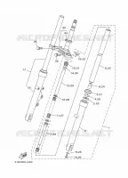 FOURCHE pour Yamaha YBR 2014