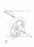 ROUE AVANT pour Yamaha YBR 2014
