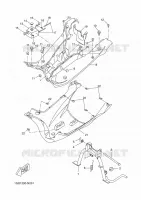 BEQUILLE / REPOSE PIEDS pour Yamaha AEROX 4 2016