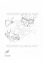 CARENAGE 1 pour Yamaha AEROX 4 2016